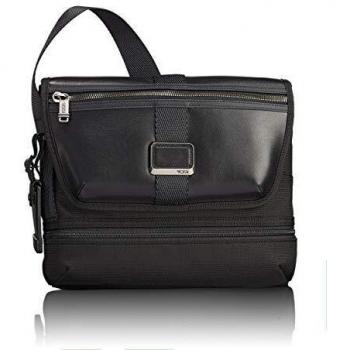 TUMI Alpha Bravo - Travis Crossbody Bolso bandolera, 31 cm, 3.47 liters, Negro