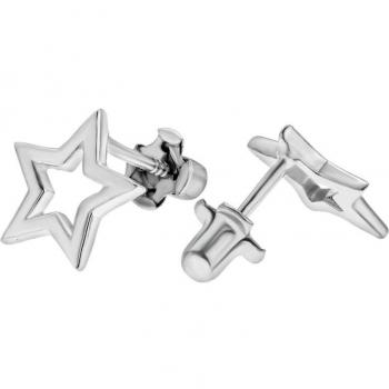 Pendientes Time Road WS00826 de Plata con Diseño de Estrella para Mujer