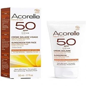 Acorelle Crema Solar Facial SPF50, 50 ml