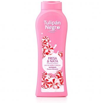 Gel de Baño Tulipán Negro Gourmand Intensity Fresa y Nata 720ml