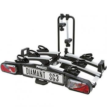 Pro User 5191735 sintética Bicycle-Rack Diamant SG3, Negro
