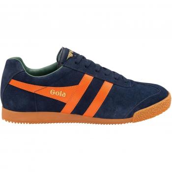 Gola Harrier Suede Sneakers - Navy Casual Trainers