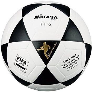 MIKASA FT5 Balón de fútbol, Unisex, Blanco/Negro, 5