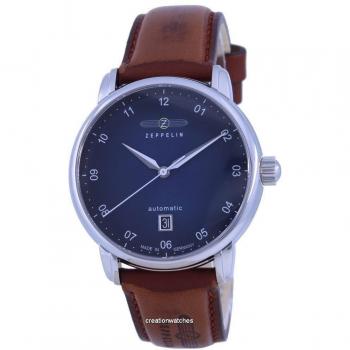 Reloj Hombre Zeppelin New Captain's Line Leather Strap Automatic 8652-3 86523