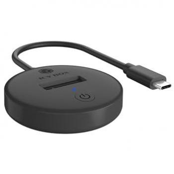 Estación de acoplamiento ICYBOX IB-1610MCD-C31 para SSD M.2 NVMe y SATA, USB 3.2 Gen 2, 10 Gbps, sin herramientas