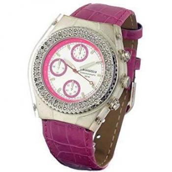 Chronotech Unisex Analog Watch CT7284S-04 (Ø 40 mm) Transparent White