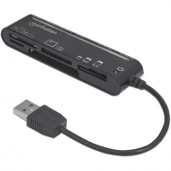 Manhattan USB-A Multi-Card Reader/Writer, 480 Mbps
