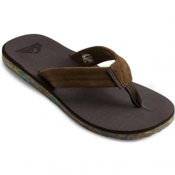 Quiksilver Sandalias Carver Suede Recycled Marrón