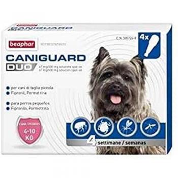 Beaphar Caniguard Duo Perro 4-10 Kg 4 Pipetas Antiparasitarias