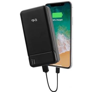 Powerbank T'nB 30000 mAh, 10W, color negro, con 3 salidas USB y Power Delivery