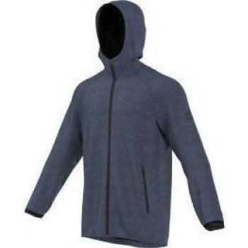 adidas Clmht  Hoodie - Sudadera para hombre, color azul, talla S