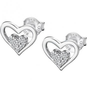 Pendientes Lotus Silver LP3124-4/1 Moments Corazón de Plata con Circonitas para Mujer