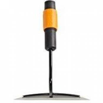 Fiskars Azada, Cabezal de herramienta QuikFit, Longitud: 25 cm, Largo: 18,5 cm, Cuchilla de acero, Negro/Naranja, QuikFit, 1000677