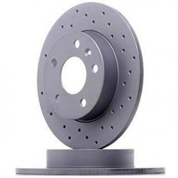 Disco de freno ZIMMERMANN SPORT COAT perforado 430.1485.52 para Opel Astra, Zafira y Corsa