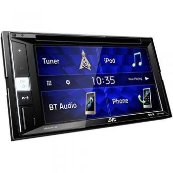 JVC kw-v250bt Radio de Coche con DVD, Negro