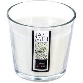 Vela perfumada de cristal de jazmín D. 13,5 x H. 12,5 cm