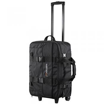 Walimex 21316 Pro Studio Bolsa/con Ruedas para cámara, Color Negro
