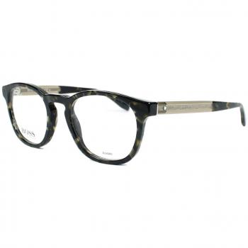 Hugo Boss - BOSS 0804, Geométrico, acetato, hombre, KHAKI HAVANA