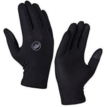 Mammut Men's Stretch Gloves, Intense Black, Size 9