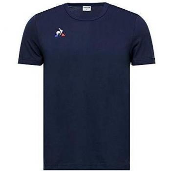 Le Coq Sportif tee SS Presentation Coton Camiseta, Hombre, Dress Blues, L