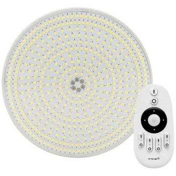 LEDBOX Kit Lámpara LED SLIM PAR56 para piscinas 12V DC IP68 35W + mando Blanco neutro