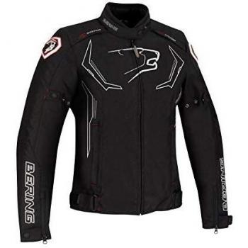 BERING NC Chaqueta de Moto, Adultos Unisex, Plata, M