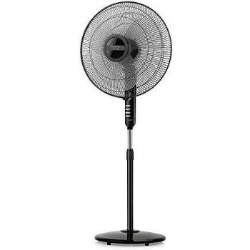 Taurus Bergen 16CR Ventilador de Columna oscilante, Sistema de oscilación, Temporizador, 3 velocidades, 3 aspas/40 cm diámetro, 45 W, Negro, Plastique