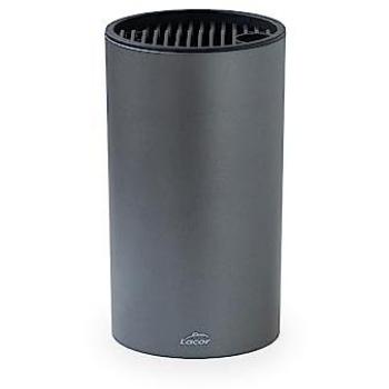 Taco de Cuchillos TitanPro, Bloque Universal Metalizado, Ø13cm, Altura 23cm, Apto para Lavavajillas