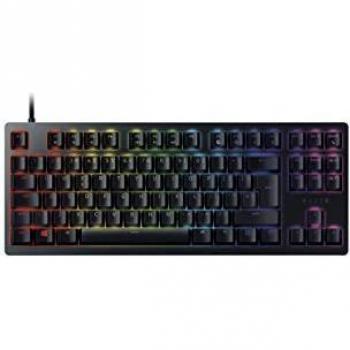 Razer Huntsman Tournament Edition - Teclado con teclas opto-mecánicas, accionamiento óptico, barra estabilizadora de teclas, durabilidad inigualable, Synapse 3 - EU Layout, Negro