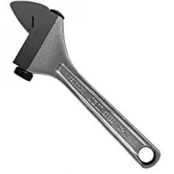 Llave Inglesa 6 JBM - Herramienta ajustable de acero al carbono, capacidad de apertura de hasta 25 mm, mango ergonómico antideslizante, acabado niquelado para mayor resistencia a la corrosión