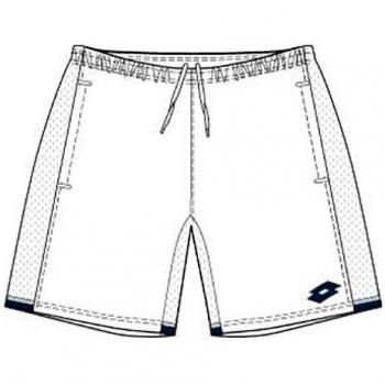 Lotto Aydex III DB Pantalón Corto, Hombre, Blanco