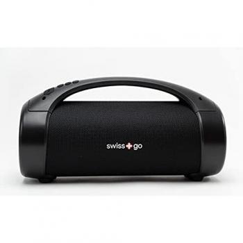 Swiss+go ARA P-50 TWS Altavoz Bluetooth PortáTil | 50W | Radio FM | Micrófono | Iluminación RGB | Batería 3600 mAh
