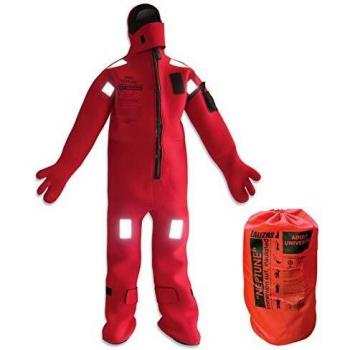 Lalizas Neptune Traje de Inmersion, Unisex Adulto, Rojo, 85-130 kg
