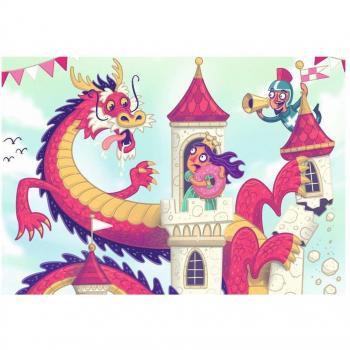 Puzzle Ravensburger Castillo del Dragón 2x24