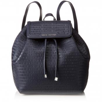 Armani Exchange - Denim Backpack, Mochilas Mujer, Azul
