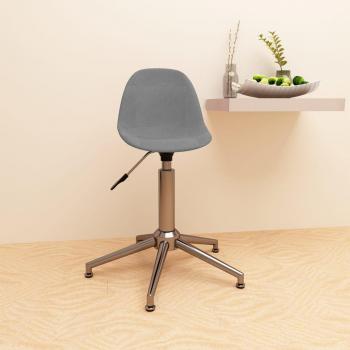 Silla de Oficina Giratoria en Tela Gris Claro