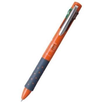 Tombow 4 colores bolígrafo de punta redonda, Reporter Smart 4 0.5, Negro, Rojo, Azul, Verde, Naranja cuerpo