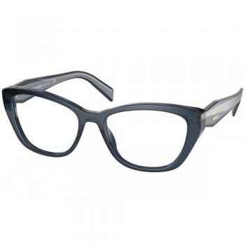 Prada PR 19WV 07Q1O1 Women's Cat-Eye Light Blue Eyeglasses
