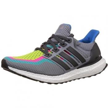 adidas Ultra Boost M Zapatillas de running, Hombre, Gris / Verde, 42