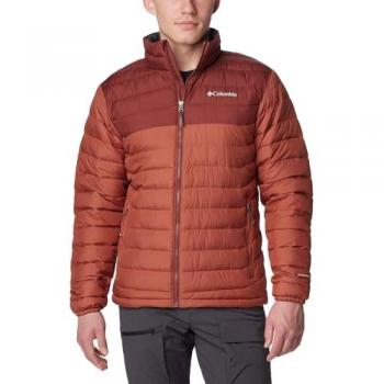 Columbia Chaqueta Acolchada Powder Lite™ para Hombre, Color Auburn/Spice, Talla XL