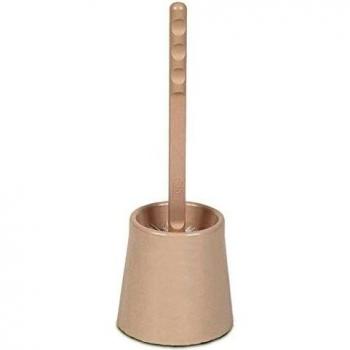 Tatay Escobilla de Baño WC -83, de Polipropileno, Libre de BPA, Fabricado en España, Color Beige, Medidas 14 x 14 x 40.5 cm