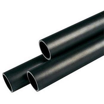 Palo de Policarbonato Negro 1m Diámetro 60mm para Lanternas