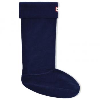 Navy Polyfleece Unisex Tall Boot Socks