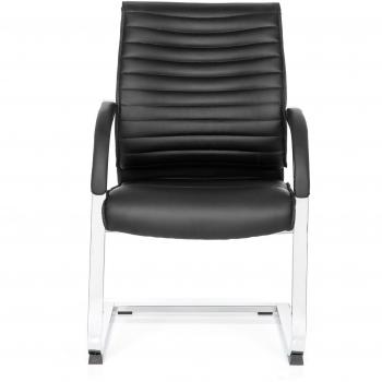 MyBuero - Silla Visiter CL120, color negro.