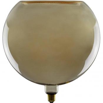 Bombilla LED de filamento flotante SEGULA G300 E27 8W gris ahumado regulable 350 Lumen 1900k 300 mm