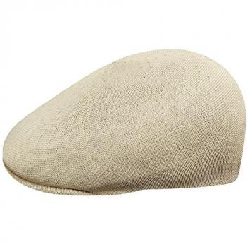 Seamless Beige Kangol Tropic 507 Flat Cap for Men - Size M (56-57 cm)