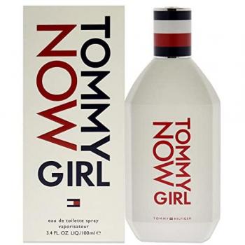 Tommy Hilfiger Tommy Girl Now Eau De Toilette Spray 100ml - Women's Perfume - Fruity Floral Fragrance - Fresh and Citrus Notes - White Glass Bottle