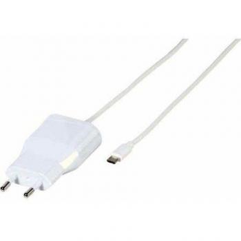 Vivanco 38345 Cargador Movil Micro USB para Android, 1,2m, 240V, 1,2A
