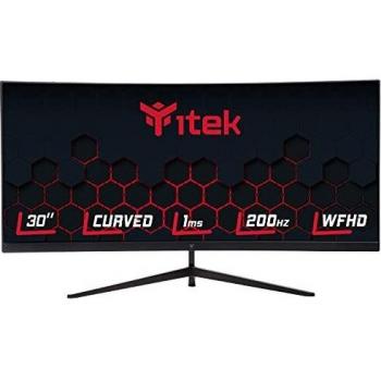 Monitor GGC 30 Curvo R1800 WFHD 2560x1080 UltraWide VA 200Hz 21:9 1ms MPRT 3xHDMI DP Audio HDR Ready Adapt Sync