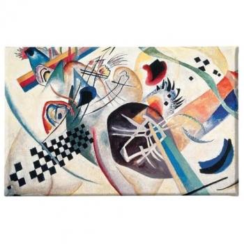 Impresión sobre Lienzo Kandinsky Composición 3, Poliéster Multicolor, 90x3x60 cm